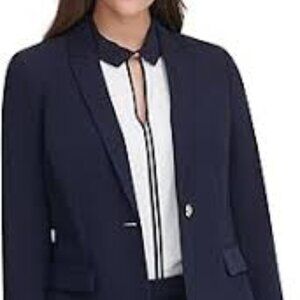 Tommy Hilfiger Women's Navy Blazer With Gold Buttons.